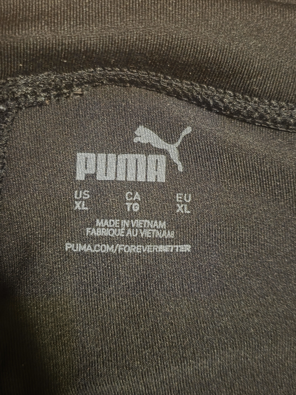 Black Slim-Fit Leggings Puma XL - Picture 3 of 4